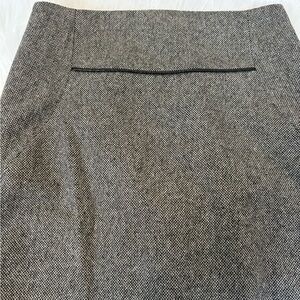 Express Black and White Pencil Skirt Knee-Length Work